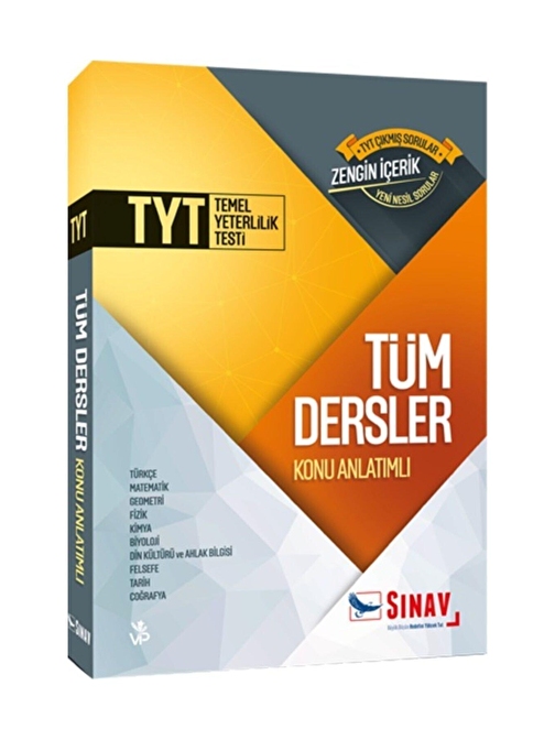 Sınav Yayınları Sınav Yayınları TYT Tüm Dersler Konu Anlatımlı Tek Kitap