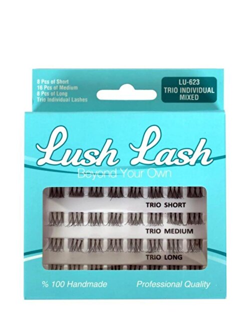 Lush Lash Lu-623 Trio Kısa Orta Ve Uzun Takma Kirpik