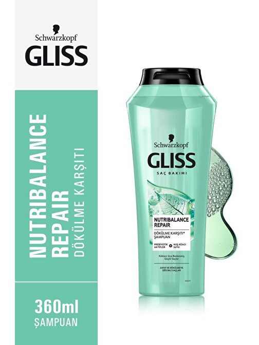Gliss Şampuan Nutri Balance 360 ml