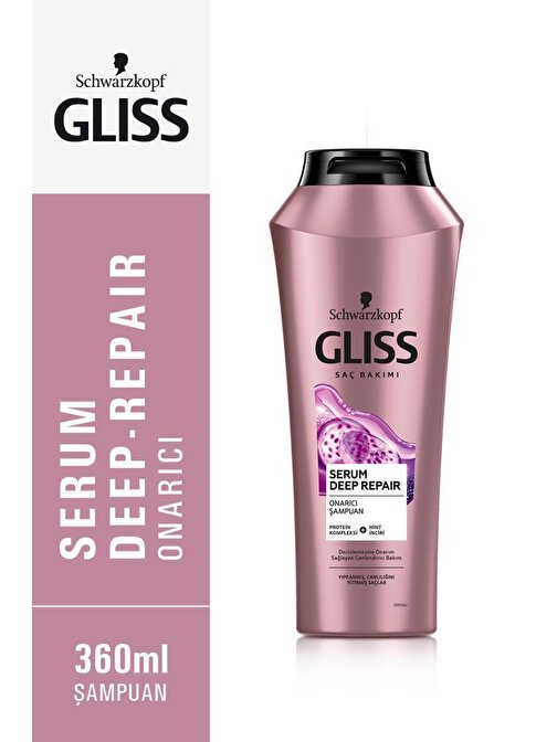 Gliss Serum Deep Repair Saç Bakım Şampuanı 360ml