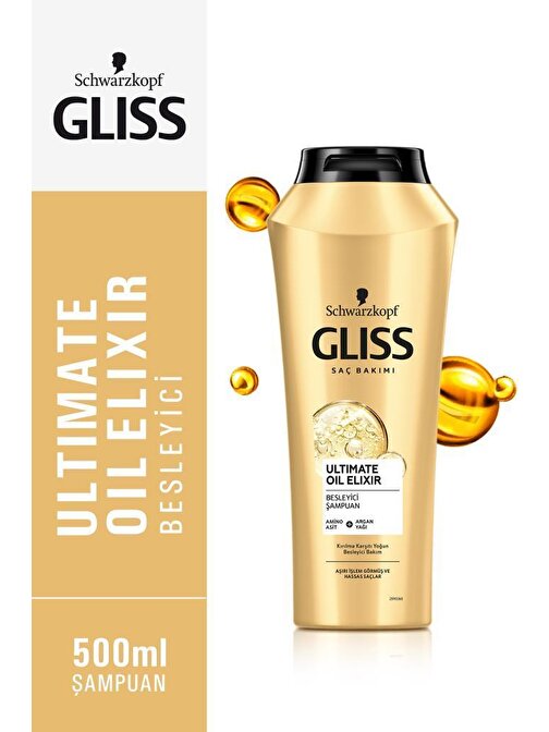 Gliss Ultimate Oil Elixir Saç Bakım Şampuanı 500ml