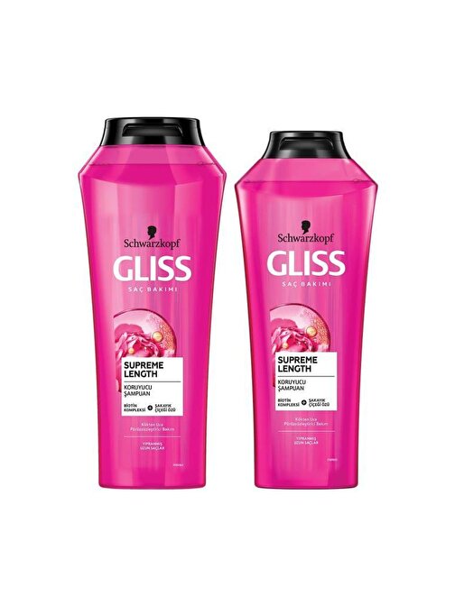 Gliss Supreme Length Uzun Saçlara Özel Şampuan 500 ml - 400 ml