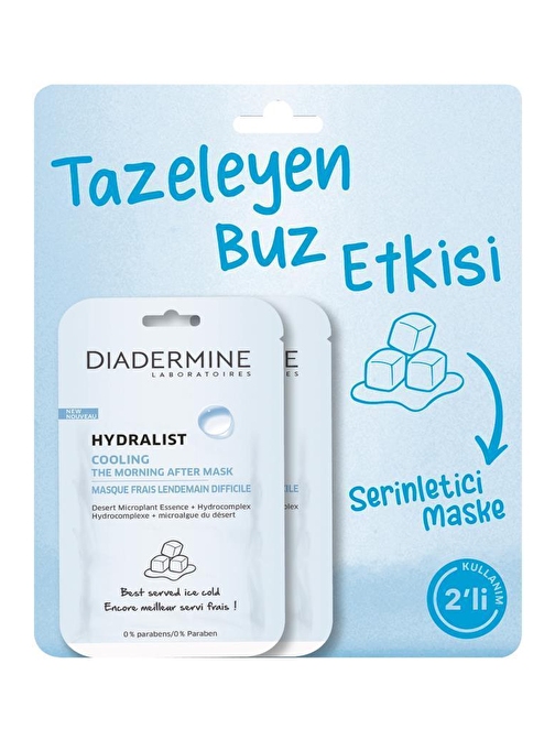 Diadermine Normal Cilt Rahatlatıcı Hydralist Maske Mini Boy 8ml X 2 Adet