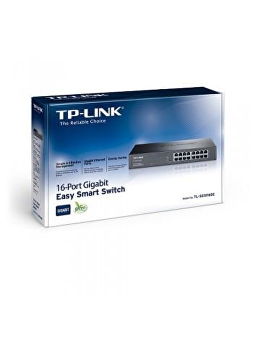 Tp-Link Tl-Sg1016De 16 Port 10 - 100 - 1000 Mbps Yönetilebilir Switch