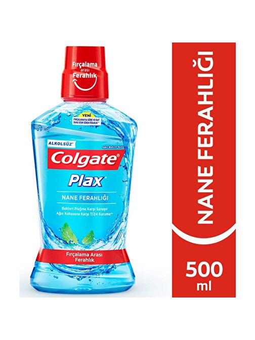 Colgate Plax Nane Ferahlığı Alkolsüz Gargara 500 ml