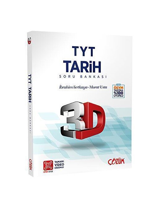 3D Yayınları TYT 3D Tarih Tamamı Video Çözümlü Soru Bankası 3D Yayınları