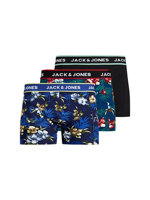 Jack&Jones Siyah Erkek 3'lü Boxer set 12171253