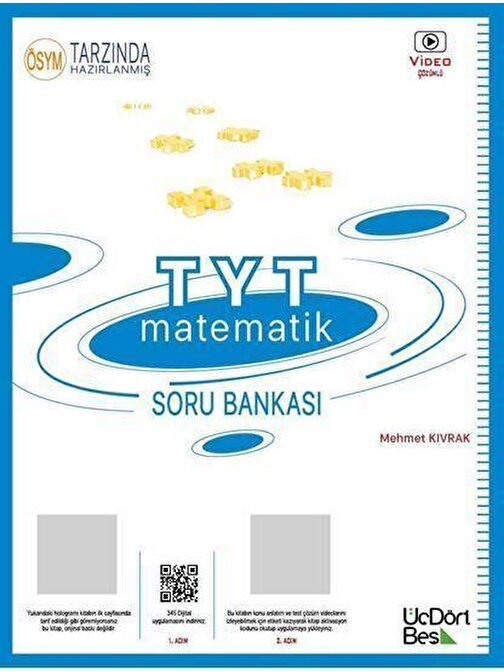 Üç Dört Beş Yayıncılık TYT Matematik Soru Bankası Üç Dört Beş Yayınları