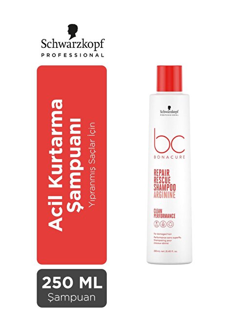 Bonacure Bc Clean Acil Kurtarma Şampuanı 250ml