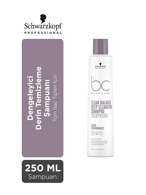 Bonacure Bc Clean Dengeleyici Derin Temizleme Şampuanı 250ml