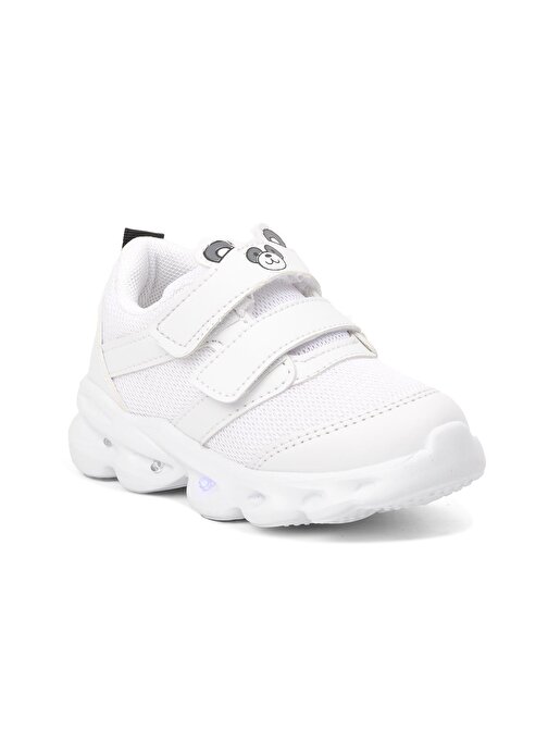 Cool Caty Beyaz Cırt Cırtlı Bebek Spor Ayakkabı 24