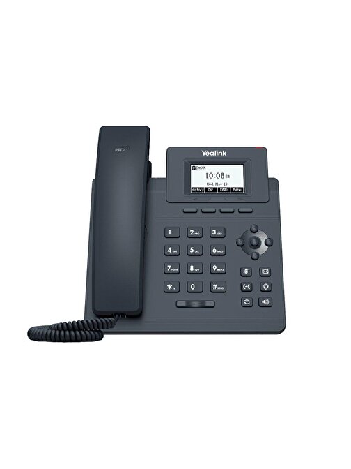 Yealink SIP-T30P IP PoE Masaüstü Telefon Siyah