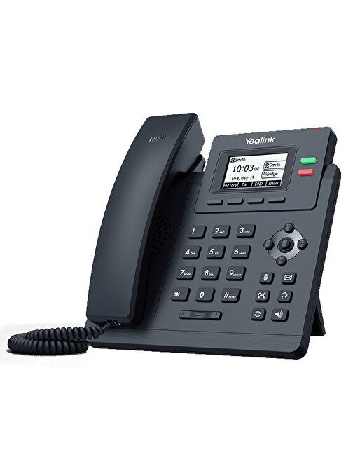 Yealink SIP-T31 IP Masaüstü Telefon Siyah