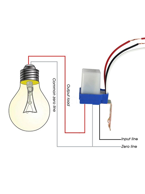 220 VOLT FOTOSEL OTOMATİK IŞIK SENSÖRÜ