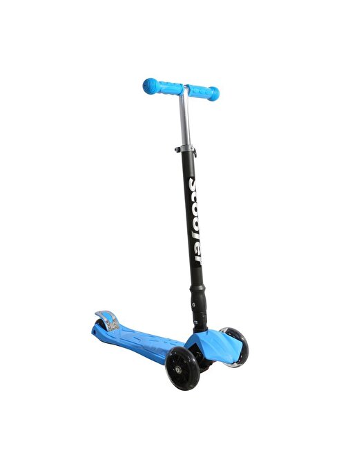 Xslide Işıklı Tekerlekli Scooter Mavi 6+ Yaş İçin