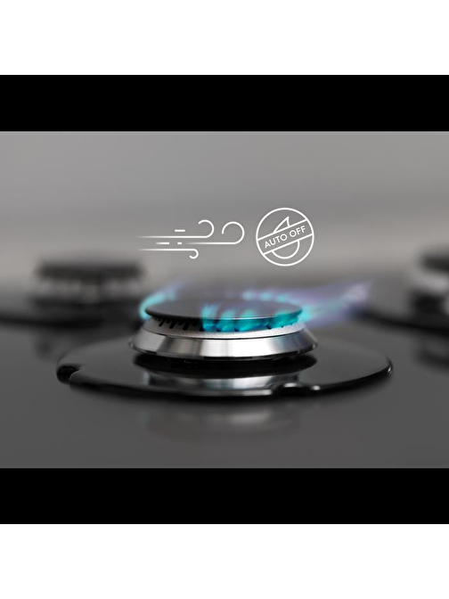 Electrolux KGS6424SX Cam Yüzeyli Gaz Emniyetli 4 Gözlü Düğmeden Ateşlemeli Inox Ankastre Ocak