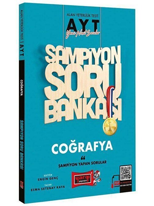 Yargı Yayınları AYT Coğrafya Şampiyon Soru Bankası Yargı Yayınları