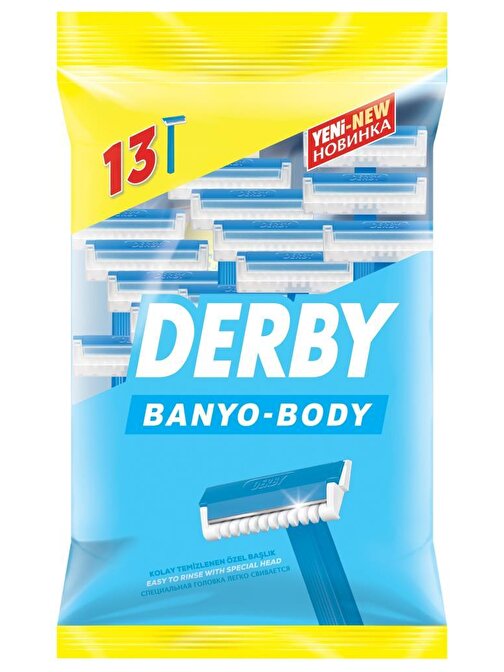Derby Tıraş Bıçağı Banyo Body 10+3