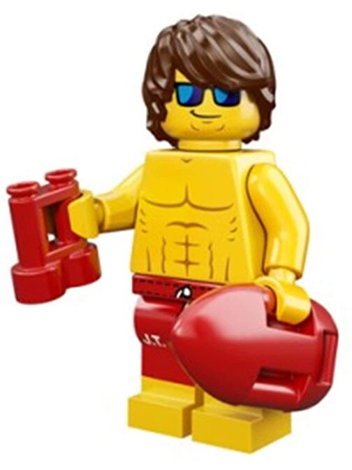 Lego Minifigür - Seri 12 Lifeguard 71007