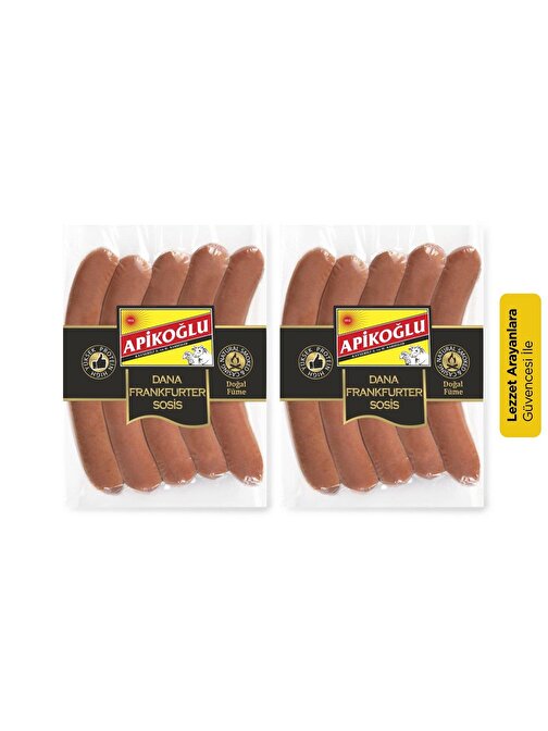 Apikoğlu Dana Frankfurter Sosis 220-260 gr 2'li Paket