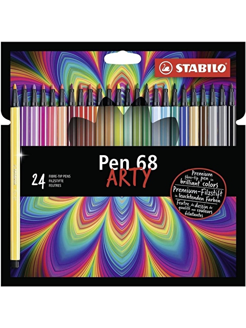 Stabilo Pen 68 Arty Keçe Uçlu Kalem Seti 24'lü