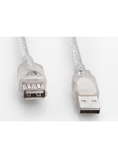 S-link SL-AF2005 Usb2.0 5m Şeffaf Uzatma Kablo