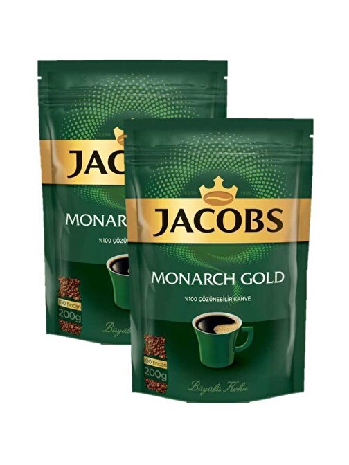 Jacobs Monarch Gold Kahve 400 gr 200 gr x 2 Ekonomik Paket