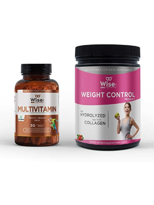 Wiselab Multivitamin + Kilo Kontrol Kolajen Çilek Aromalı