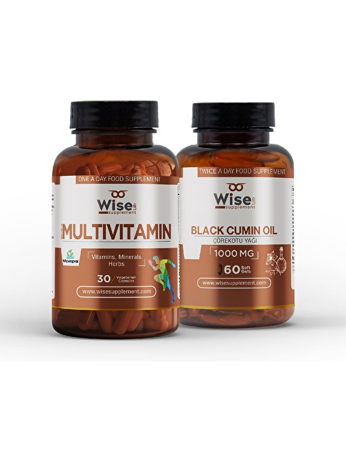 Wiselab Multivitamin + Çörek Otu Yağı