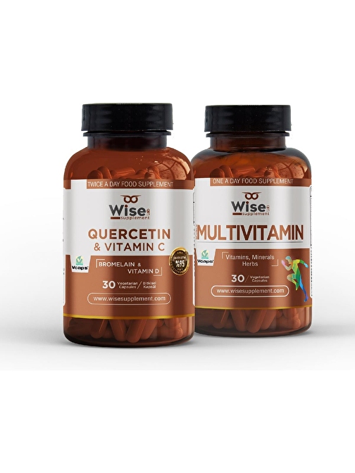 Wiselab Quercetin 30 Kapsül + Multivitamin