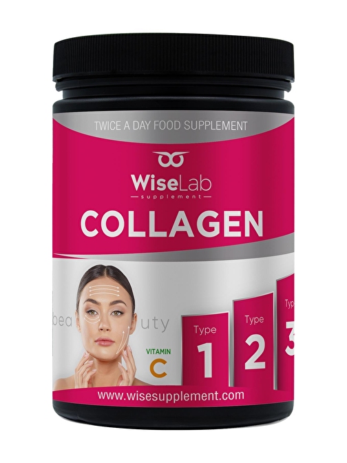 Wiselab Beauty Collagen Powder Tip123 Vitamin C 300Gr