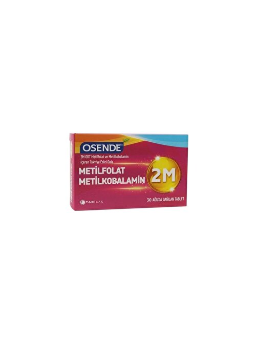 TAB İlaç Osende 2M Metilfolat Metilkobalamin 30 Tablet
