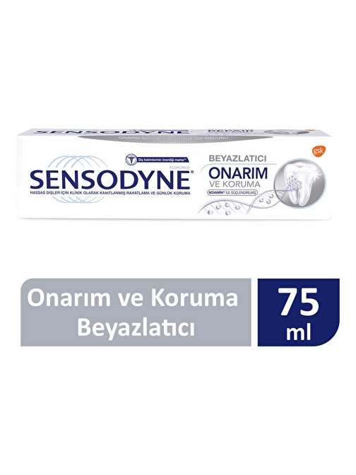 Sensodyne Beyazlatıcı Onarım ve Koruma Diş Macunu 75 ml