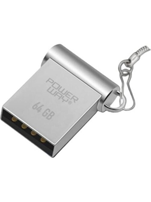 Powerway 64 GB Metal Mini USB Flash Bellek Powerway USB 3.0