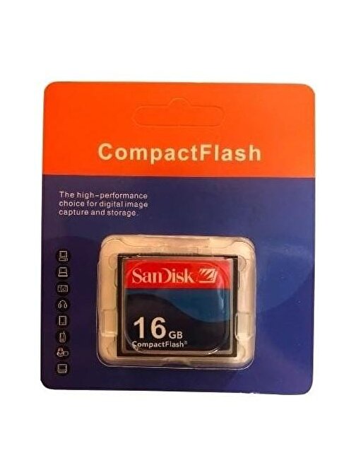 Sandisk 16Gb Compact Flash Hafıza Kartı Cf Kart