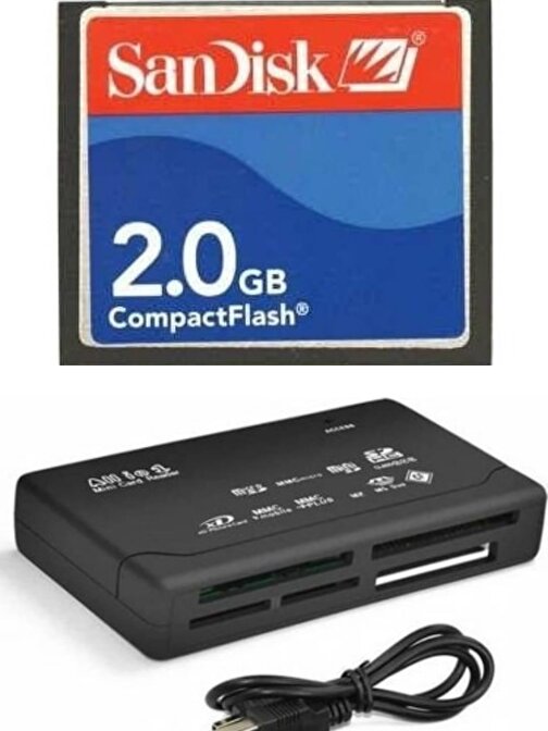 Pmr PRA - 4864606 - 5820 Compact Flash + USB 2.0 2 GB Kart Okuyucu