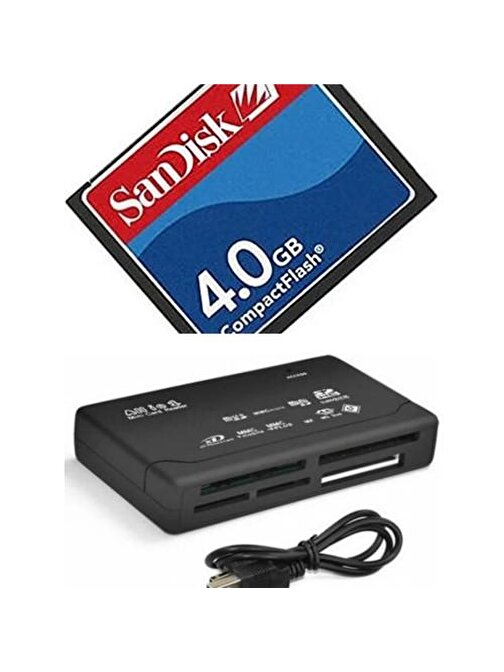 Sandisk CF Compact Flash USB 2.0 Cf 4 GB Kart Okuyucu