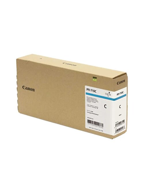 Canon Pfı-710C Orijinal Camgöbeği Plotter Kartuş