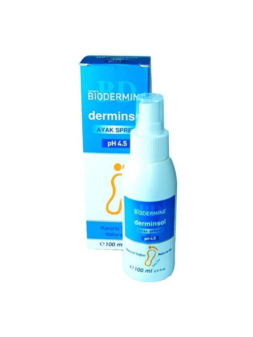 Biodermine Minera Biodermine Derminsol Bitkisel Ayak Bakım Spreyi Ph4.5 100Ml