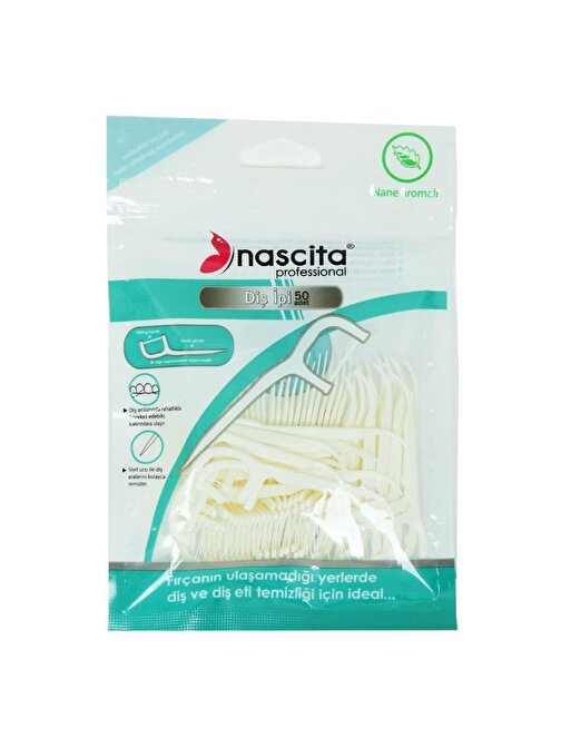 Nascita Nascita Aromalı Naneli Kürdanlı Diş İpi 50 Li Paket
