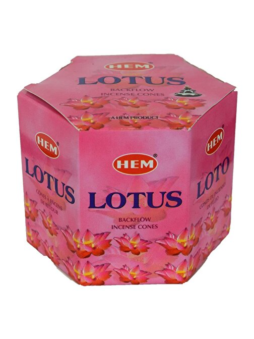 Hem Lotus Nilüfer Kokulu 40 Konik Tütsü Backflow Incense Cones