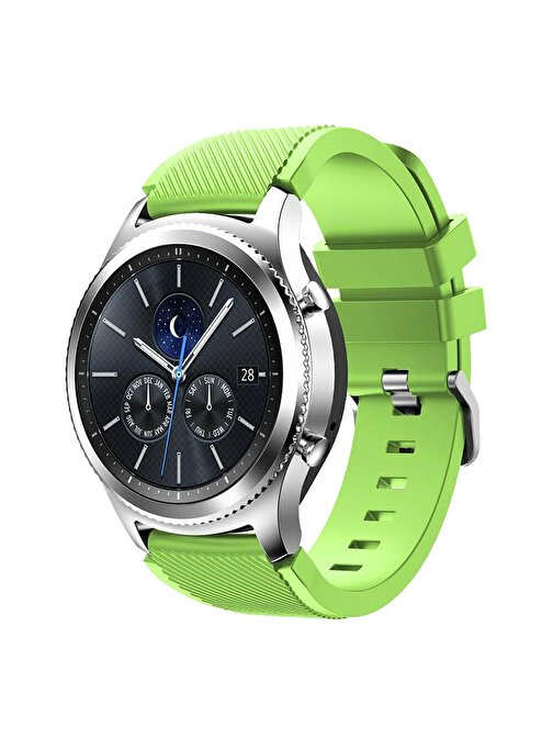 E2M Huawei Watch 20 mm KRD12 Frontier Silikon Akıllı Saat Kordonu Yeşil