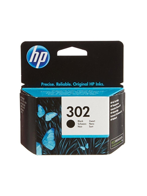 Hp 302 F6U66Ae Orijinal Siyah Kartuş