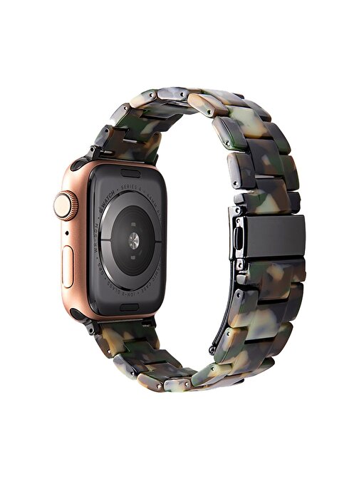 E2M Apple Watch KRD25 Resin KRD25 Resin Akıllı Saat Kordonu Yeşil
