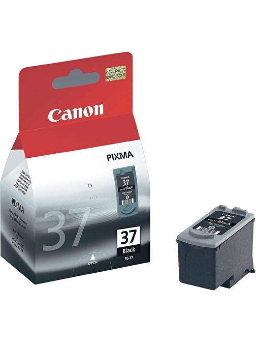 Canon Mx300-310 Mp140-190-210-220 Uyumlu Pg-37 Orijinal Siyah Mürekkep Kartuş