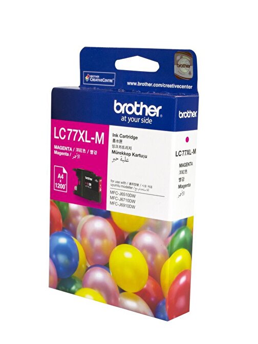 Brother Lc-77Xlm Mfc - 6170 - 6510 - 6910 Mfj - J6710Dw Uyumlu Orijinal Magenta Kartuş