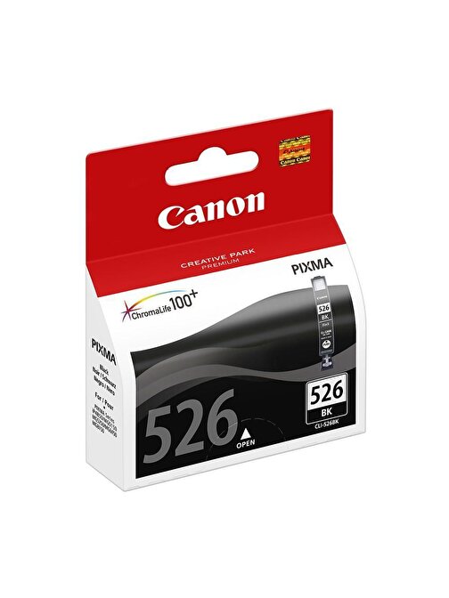 Canon Clı-526Bk Ix6550 Mg5150-5250-5350-6150 Orijinal Siyah Mürekkep Kartuş