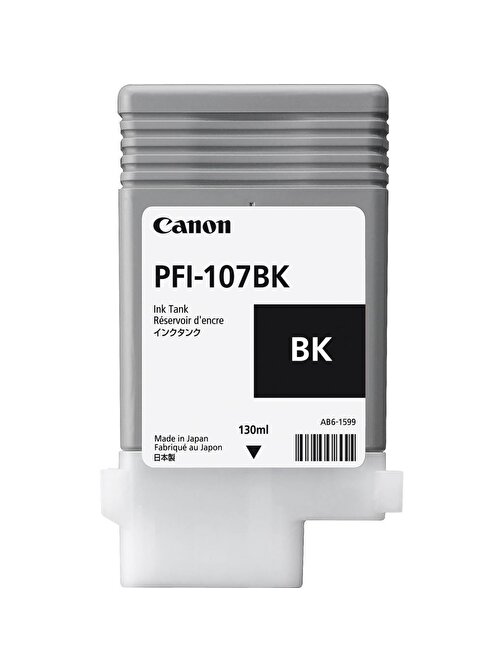Canon Pfı-107Bk Ipf770-775 Orijinal Siyah Plotter Kartuş