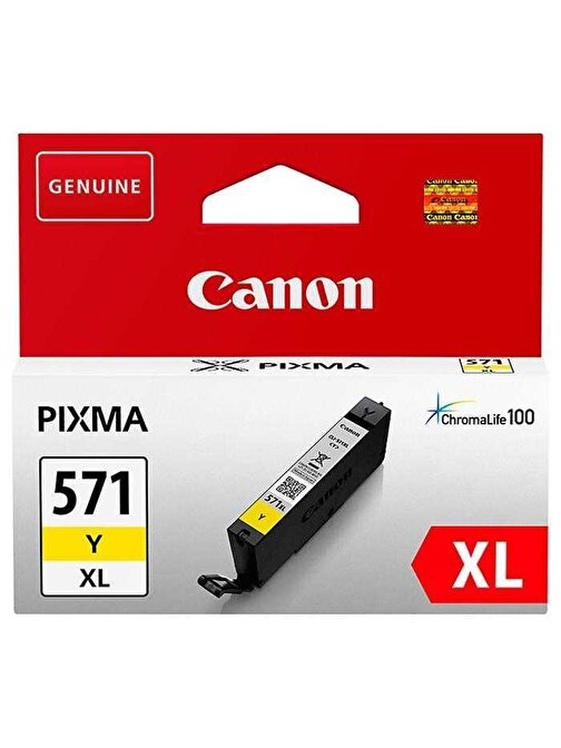 Canon Ts5050-9050 Clı-571Xl Orijinal Sarı Mürekkep Kartuş