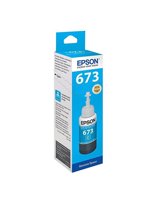 Epson T6732 C13T67324A Orijinal Mavi Mürekkep Şişesi 70 M